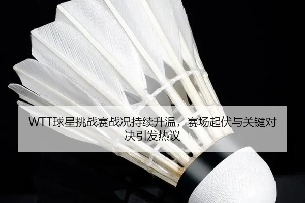 WTT球星挑战赛战况持续升温，赛场起伏与关键对决引发热议